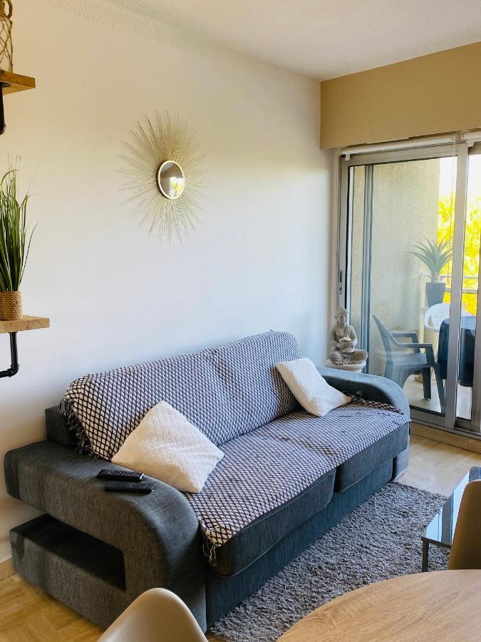 Appartement Cote D'Azur Plage - Piscine - Tennis Villeneuve-Loubet Ngoại thất bức ảnh